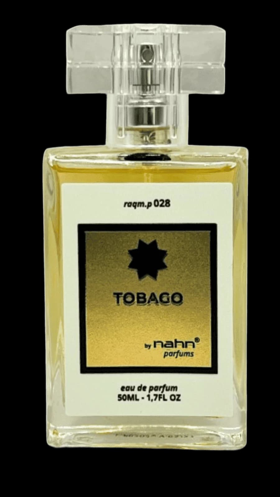 Frasco do perfume Tobago