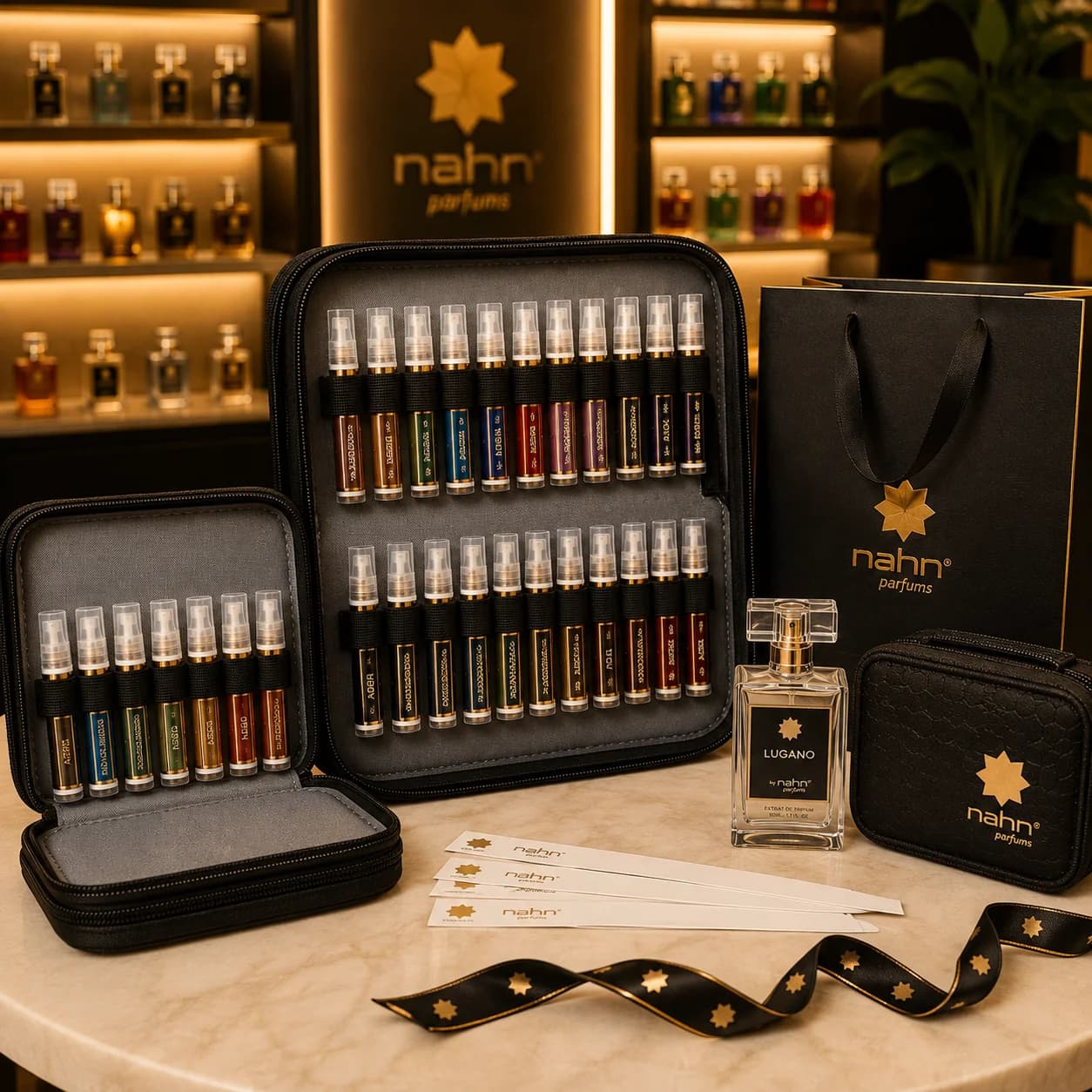 Kits de apresentação e materiais para Revendedores nahn®